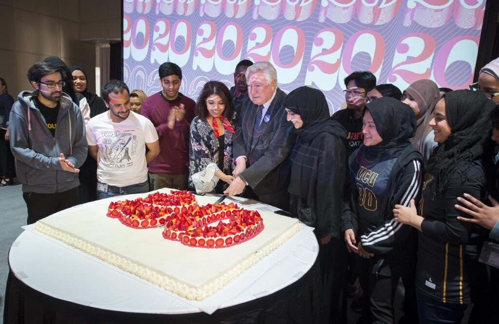 Vcuartsqatar 20th Students Cake