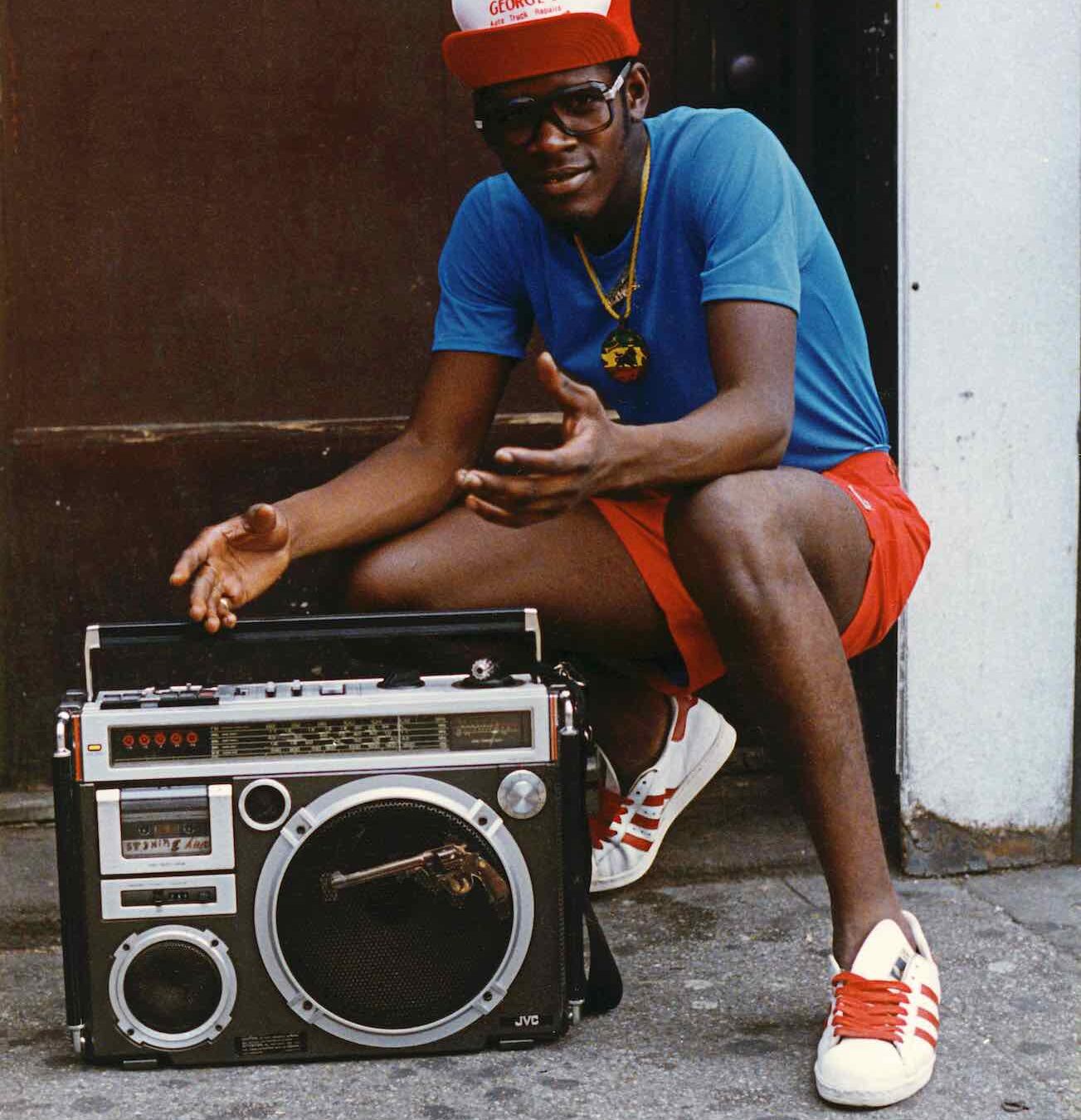 Jamel Shabazz Radio Man, Flatbush, Brooklyn, Nyc 1980 Chromogenic Print Edition Of 9 Plus 2 Ap 35.6 X 27.9 Cm (14 X 11 In.)