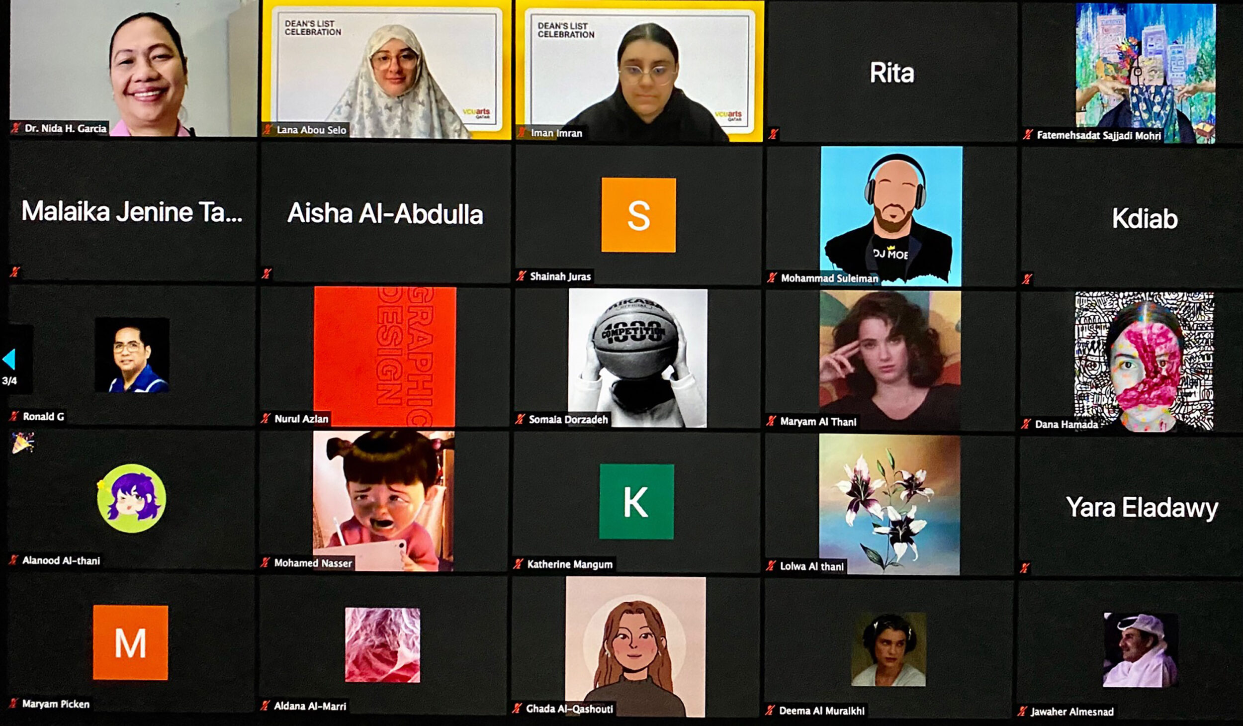 Vcuarts Qatar Deans List March 2021 3