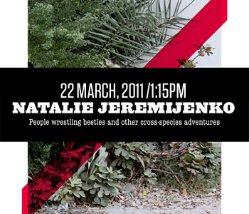 Natalie Jeremijenko Lecture 2010 350x300
