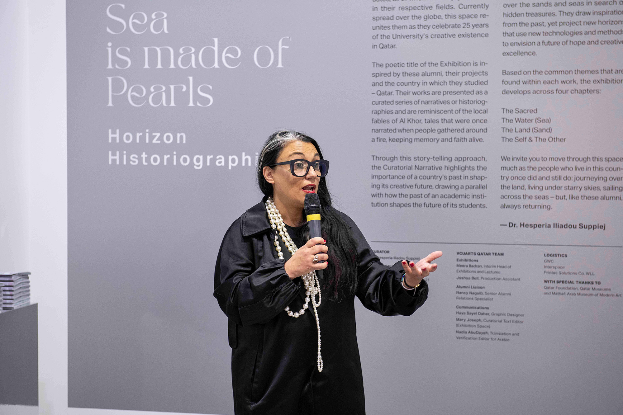 The Exhibition Curator, Hesperia Iliadou Suppiej