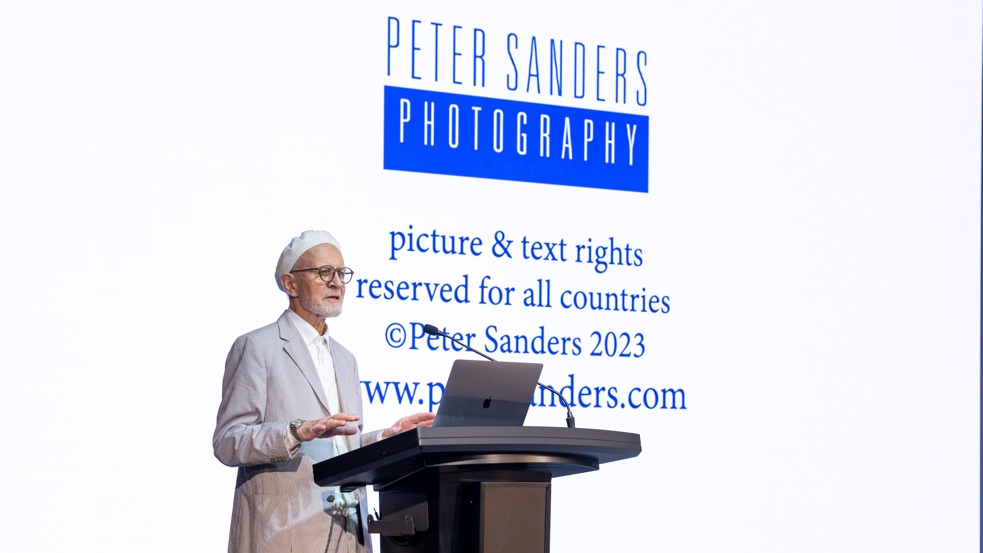 Peter Sanders Giving His Presentation