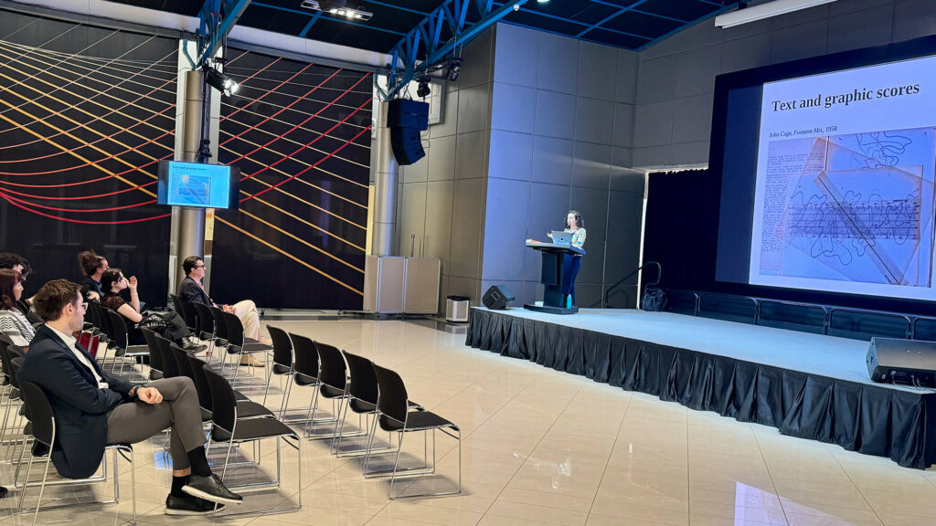 Elena Giving Her Presentation