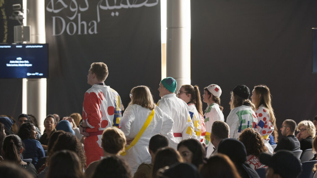 Tasmeem Doha 2017 Gathering In The Atrium