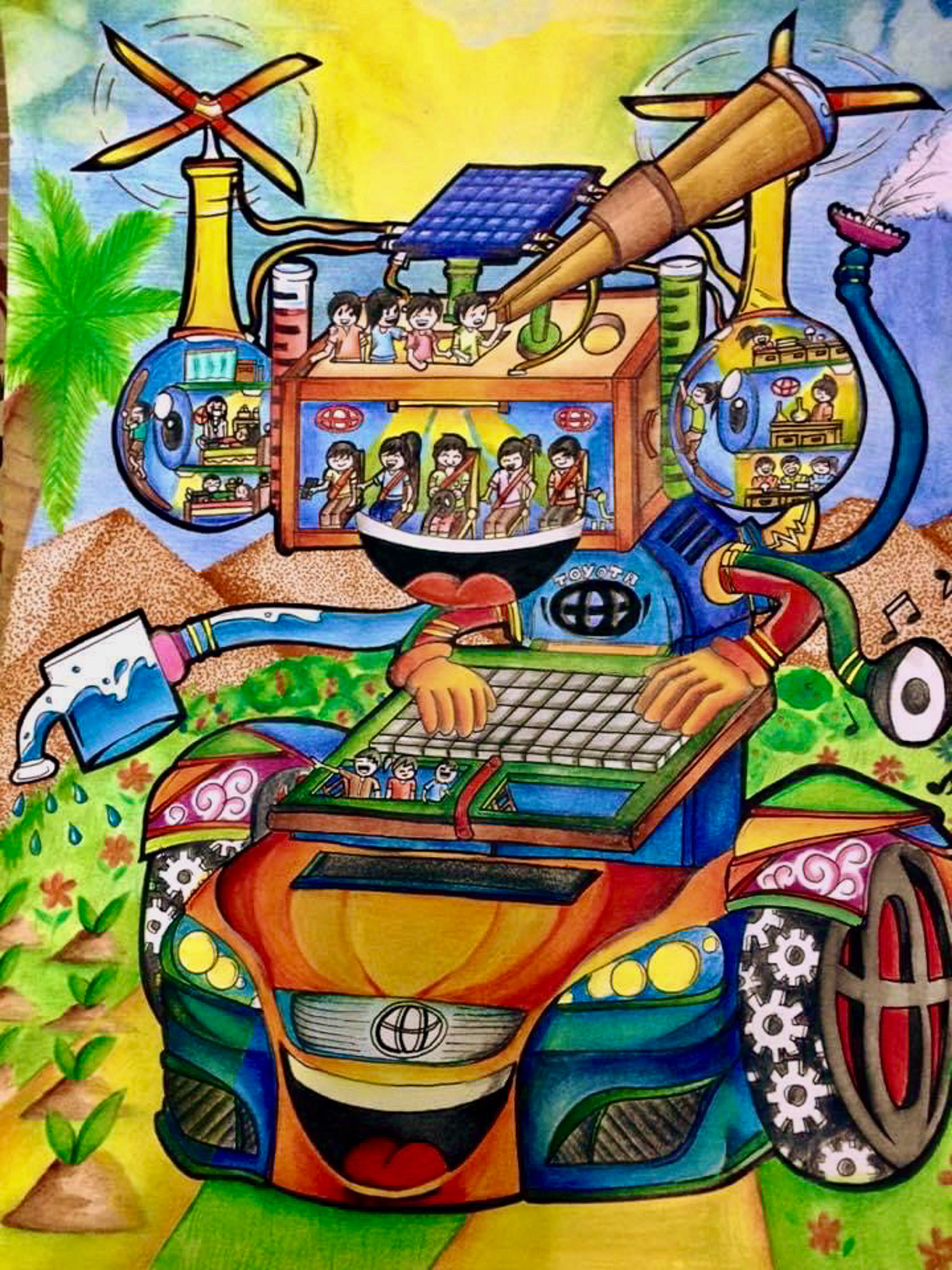 Garcia Toyota Dream Car Art Competition Entry