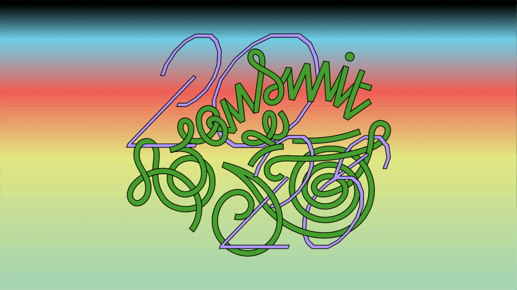 Tasmeem Doha 2026 Horizontal Logo Poster